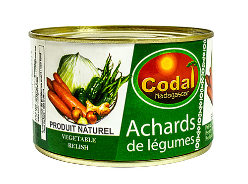 ACHARDS DE LEGUMES - BOITE 400G